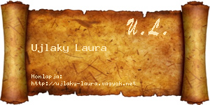 Ujlaky Laura névjegykártya